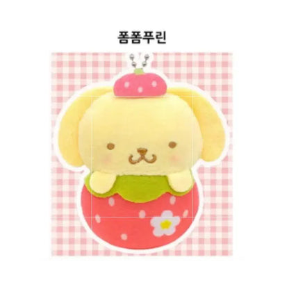 산리오 딸기인형 가챠 폼폼푸린 새상품