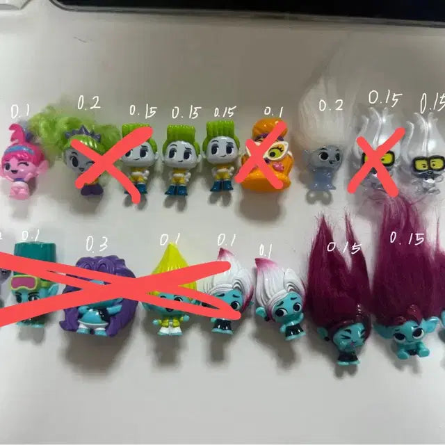 드림웍스 트롤 미니즈 판매