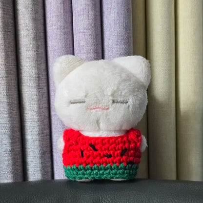 10cm 인형옷 뜨개옷 수박 set 인형옷