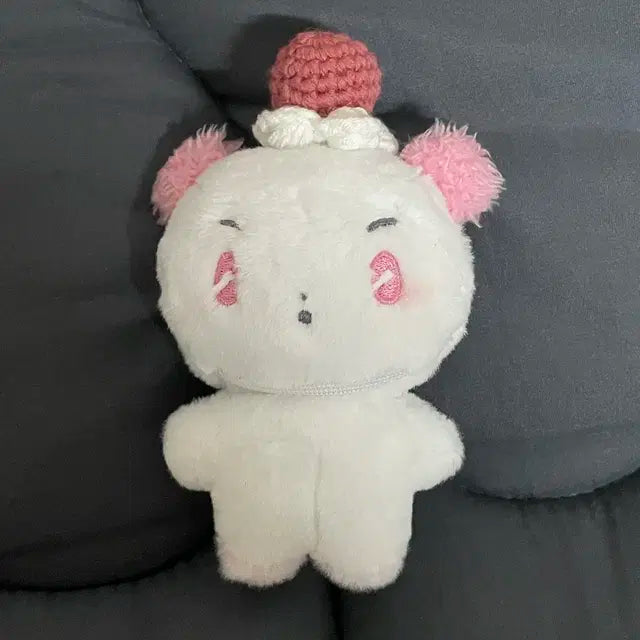 플레이브 므메미무 인형용 뜨개 크림 악세사리
