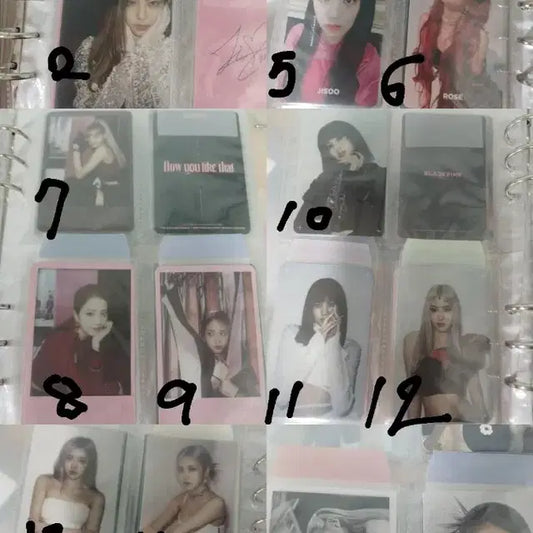 블랙핑크 포카 일괄
