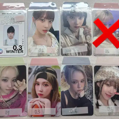 에스파 포카 판매합니당