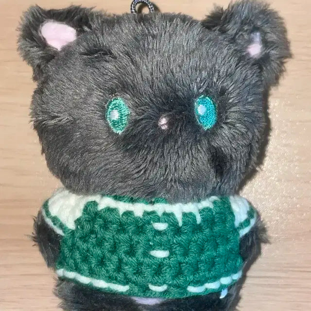 아이돌 10cm 인형옷 뜨개옷 바시티 자켓
