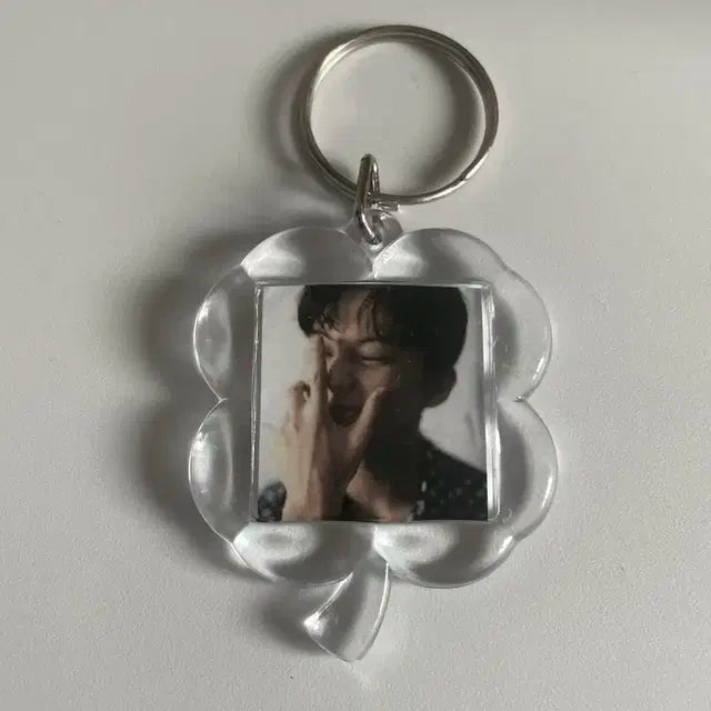 엔시티 마크 네잎클로버 키링