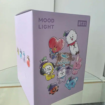 bt21 피자알볼로 무드등 (피규어 세트 1개 포함)