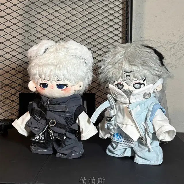 파파스옷장 20cm 25cm 무속성 솜인형 시크 테크웨어 옷 세트