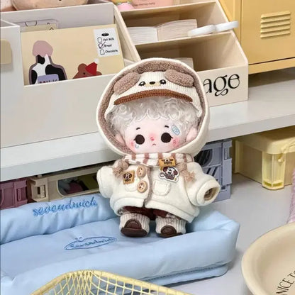 10cm인형옷 버터더블코트세트