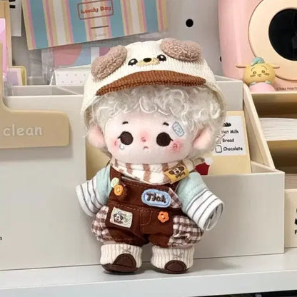 10cm인형옷 버터더블코트세트