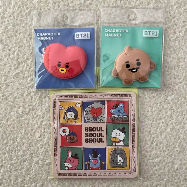 라인프렌즈 bt21 마그넷
