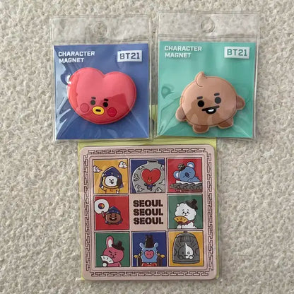 라인프렌즈 bt21 마그넷