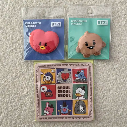 라인프렌즈 bt21 마그넷