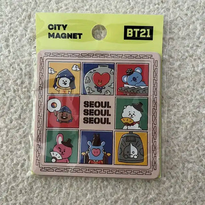 라인프렌즈 bt21 마그넷