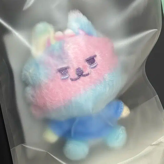 뿔바투 레인보우 용멍이 인형 키링 최수빈 수빈 최용멍