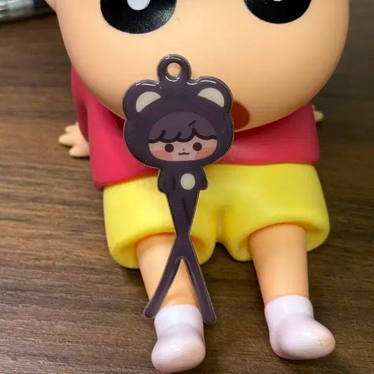 엔시티 해찬 롱효기 말랑 키링 곰효기 다님