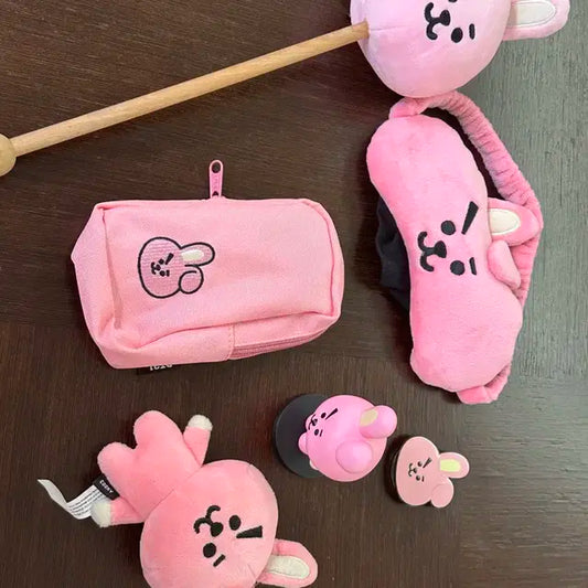 bts bt21 방탄소년단 쿠키 캐릭터 안마봉 안대 피규어 인형 그립톡