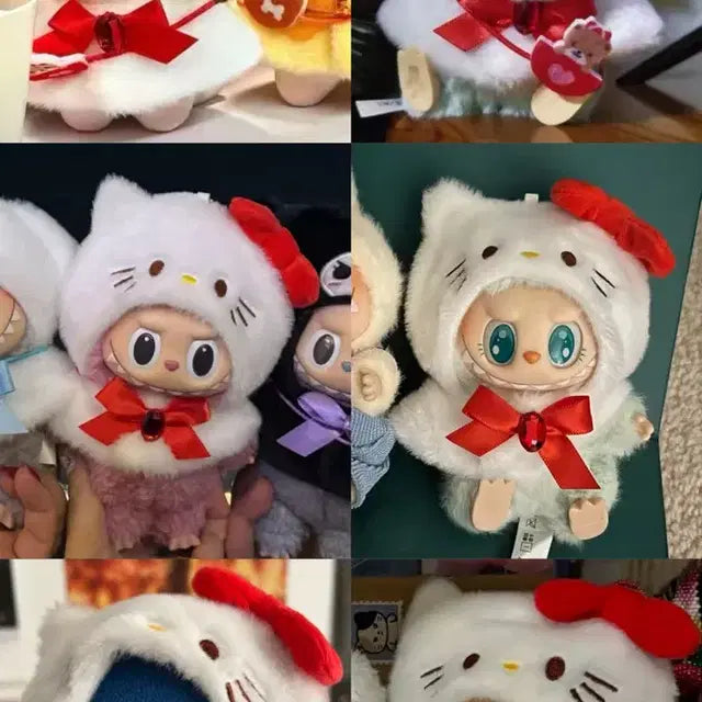 (인형팬티덤/새상품) 산리오인형옷 10cm 헬로키티 제로니므메미무데니멀즈