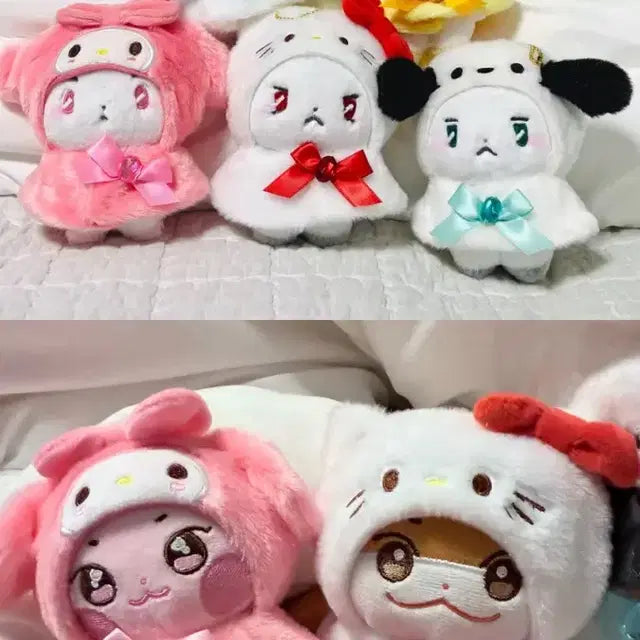 (인형팬티덤/새상품) 산리오인형옷 10cm 헬로키티 제로니므메미무데니멀즈