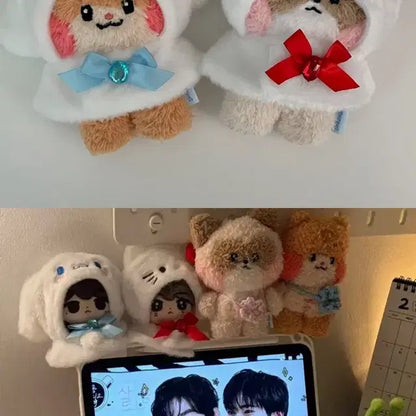 (인형팬티덤/새상품) 산리오인형옷 10cm 헬로키티 제로니므메미무데니멀즈