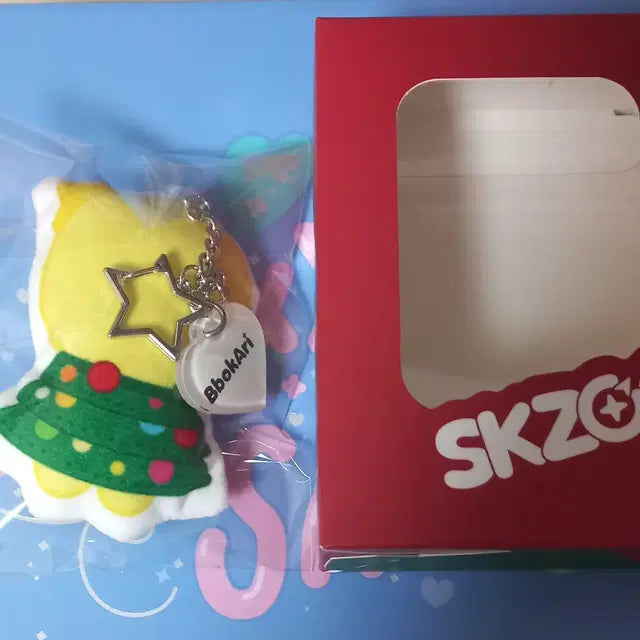 스트레이키즈 필릭스 뽁아리 스키주 쿠션키링 CUSHION KEYRING