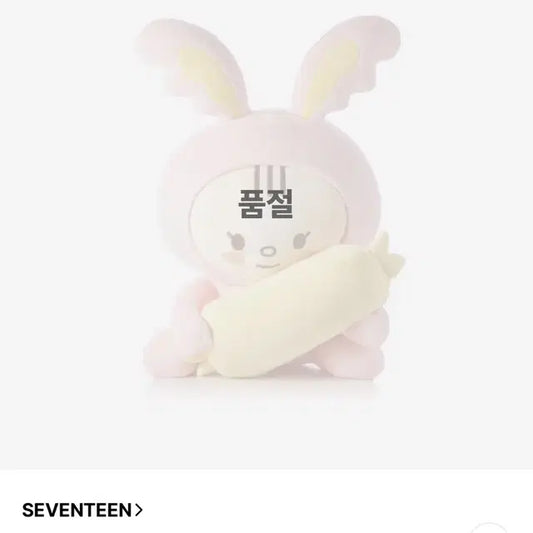 세븐틴 정한 인형 쫑토람 양도합니다