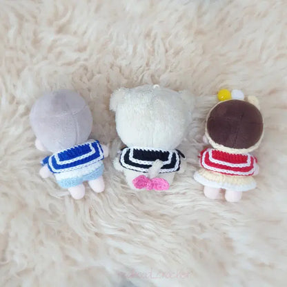 10cm 인형옷 마린 케이프 아이돌 무속성 솜뭉치 인형 뜨개 옷 스카프