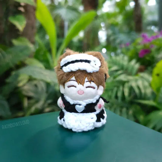 5cm 인형옷 메이드복 아이돌 솜인형 무속성 옷