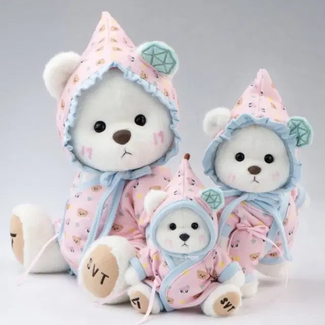 미개봉. 띠부실 선택가능) 테디테일즈 XS / S / M 세븐틴 인형