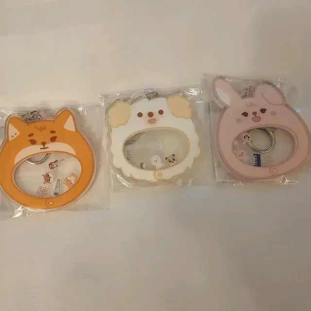 (원가양도) 쁘띠멀즈 데니멀즈 쉐이커 키링 케 필 돈