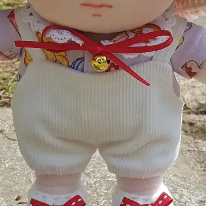 20cm 인형옷 멜빵 바지