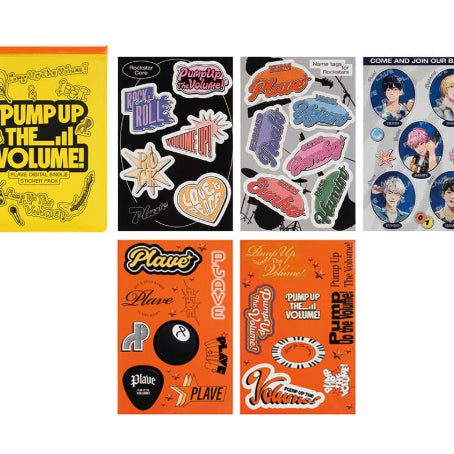 펌업더볼륨 스티커 플레이브