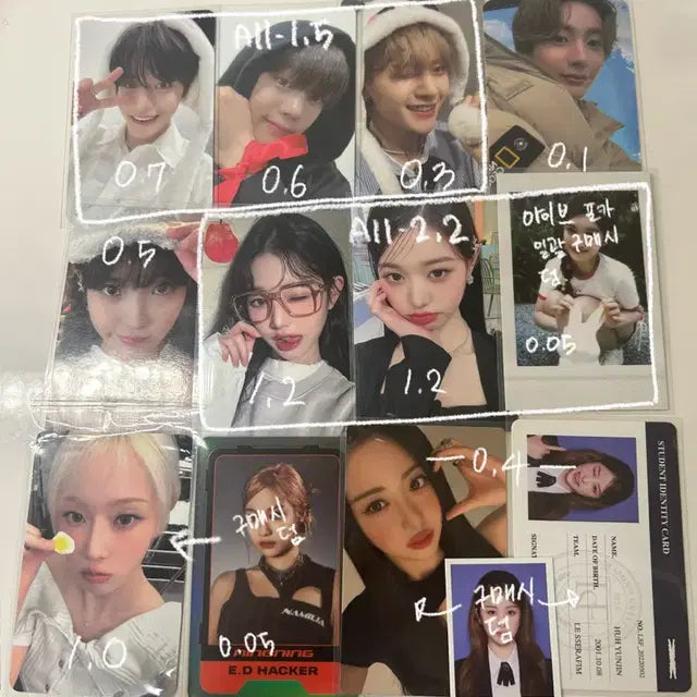 제베원 라이즈 아이유 아이브 에스파 르세라핌 포카 판매