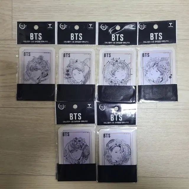 방탄소년단 BTS 일러스트 티머니 교통카드 판매합니다.