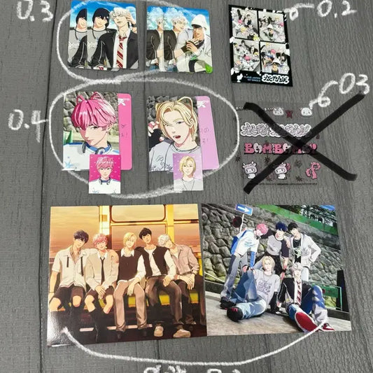 플레이브 카쿠렌보 포카 스티커 엽서 판매