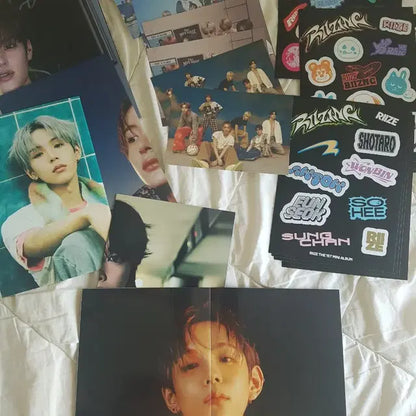 라이즈 개봉앨범 접지 사진 포카는X