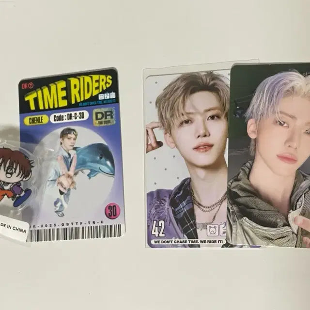 엔시티 드림 팝업 TIME RIDERS 재민 천러 트레카 아크릴 스탠드