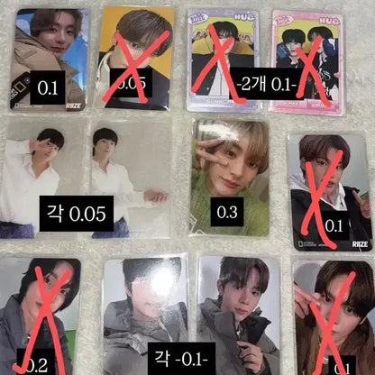 라이즈 포카 팔아요!! 일괄(오늘덤2배!!!)