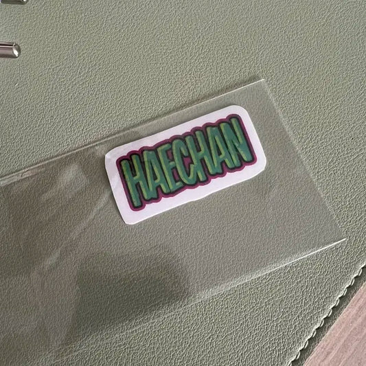 nct 엔시티 드림 bttf 호버보드 네임 스티커 해찬