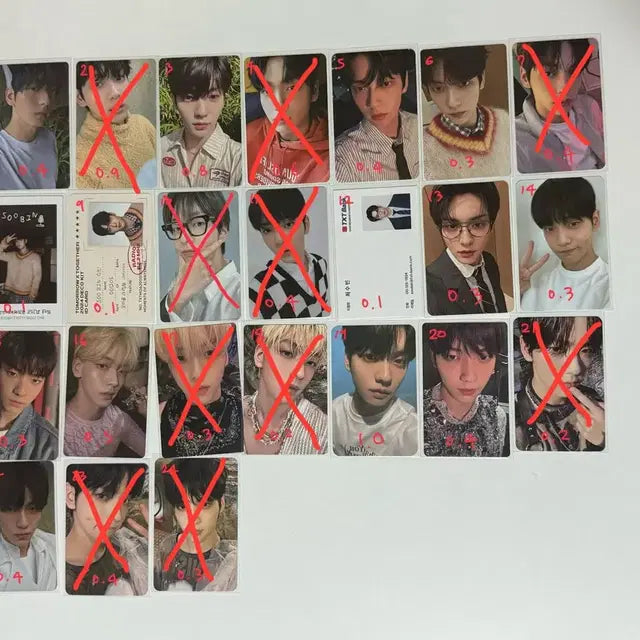 찐찐급처)투바투 포카 팔아요