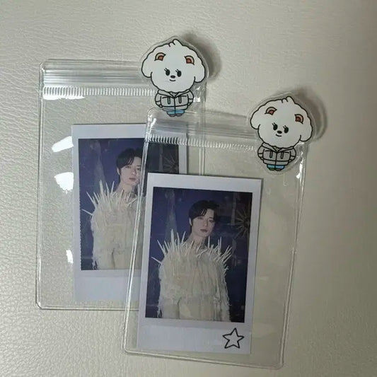 투바투 역조공 폴라로이드+아크릴집게 밤긋이 범규 뿔바투
