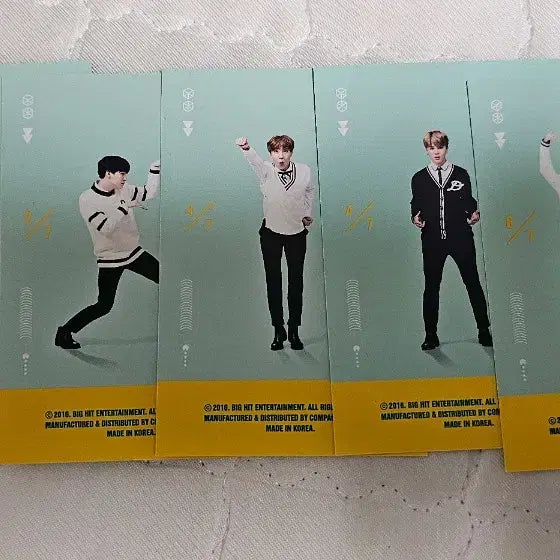 방탄소년단 머스터3기 플레이어 카드 포카