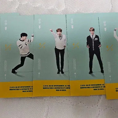 방탄소년단 머스터3기 플레이어 카드 포카