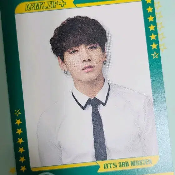 방탄소년단 머스터3기 플레이어 카드 포카