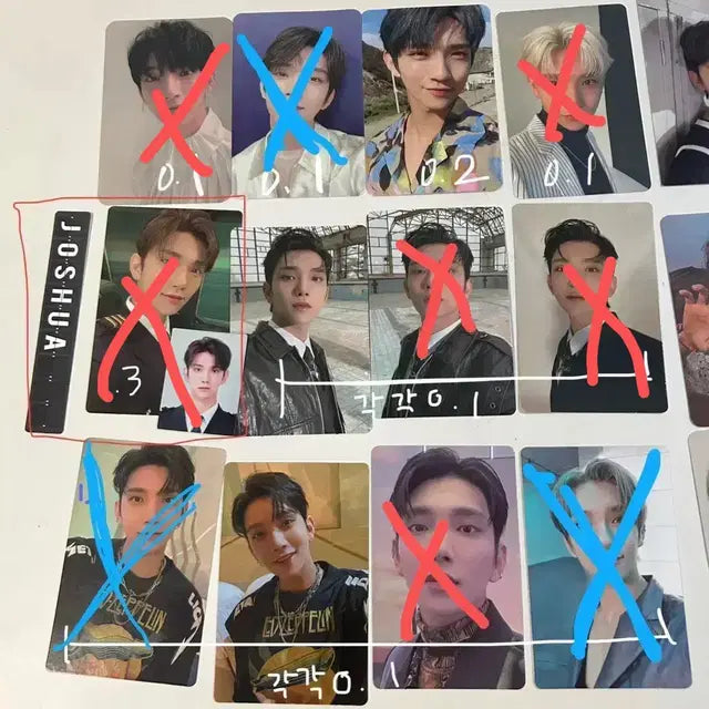 탈덕 처분)) 세븐틴 조슈아 포카 양도!!