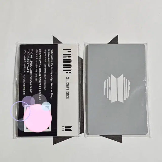 BTS 프루프 콜렉터 포카 B세트 미개봉