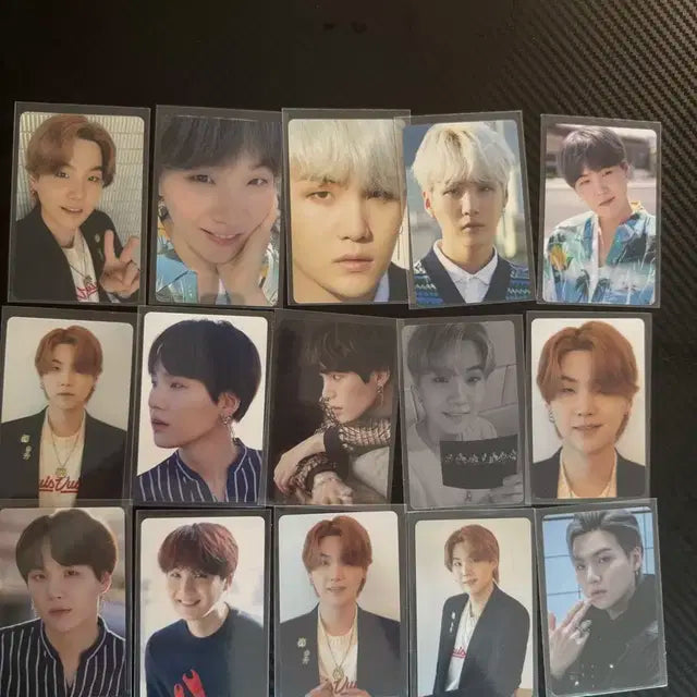 방탄소년단 슈가 포토카드