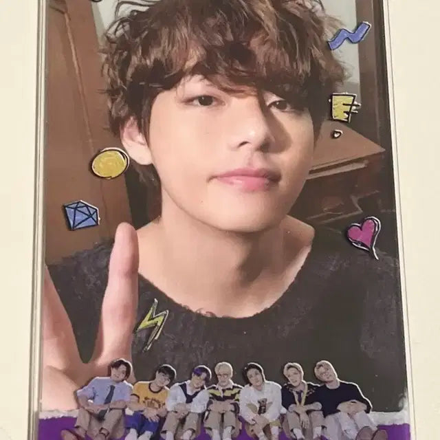 방탄 데코키트 포카 태형