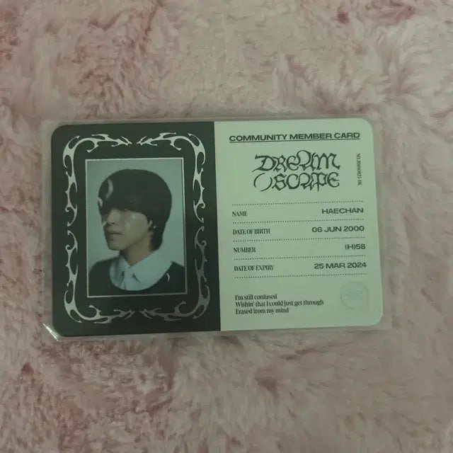 엔시티 해찬 포토카드