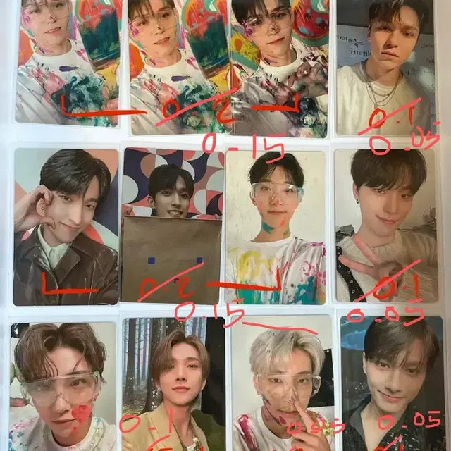 세븐틴 페더선 캐럿반 버논 도겸 디노 원우 준 슈아 포카 급처