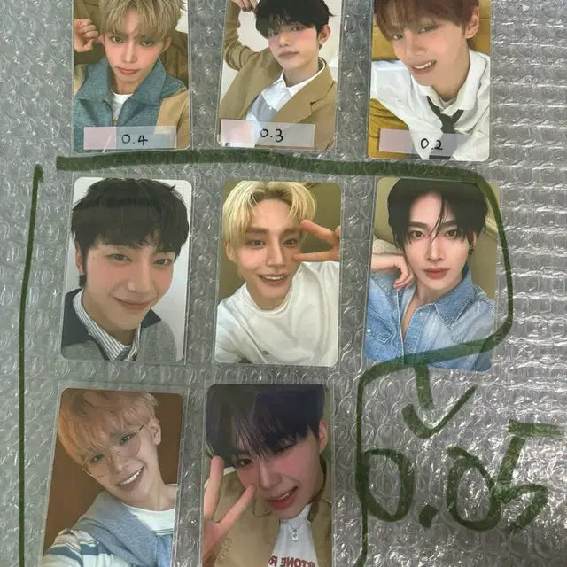 제베원 컬러그램 포카