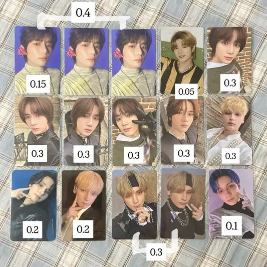 투바투 투모로우바이투게더 포카 양도 범규 태현 수빈 연준 휴닝카이 럭드